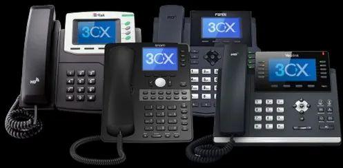 Black Automatic Electric Grandstream IP Telephony System