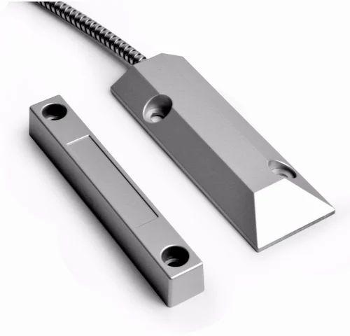 Electricity Stainless Steel Magnetic Shutter Sensor, For Intrusion Panels, Packaging Type : Paper Box
