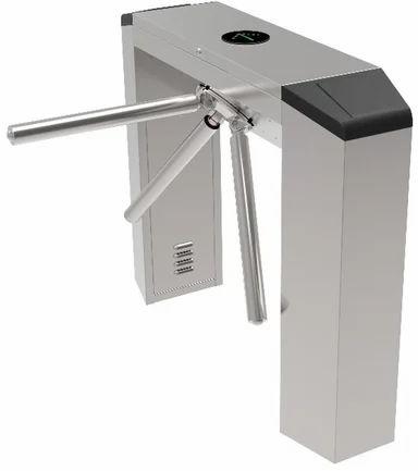 Stainless Steel Tripod Turnstile Barrier, For Industrial Use