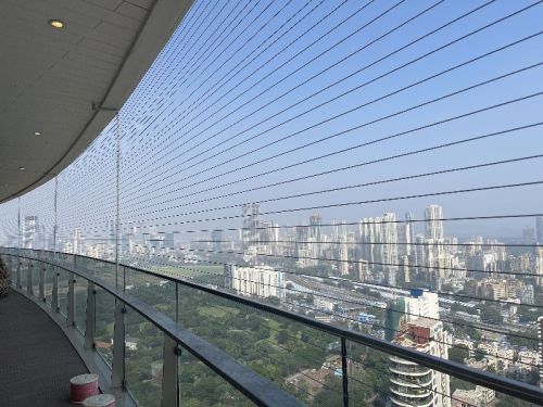 Polished Stainless Steel Invisible Windows Grills