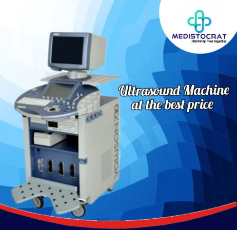 White Electric Medistocrat Ultrasound Machine, For Hospital, Feature : Stable Performance