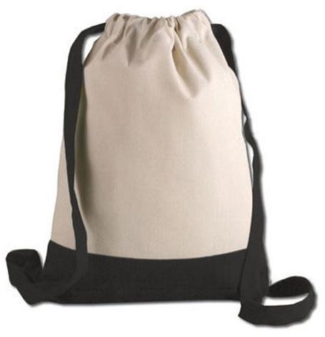 Plain Cotton Cotton Backpack Bag, Size : Multisizes