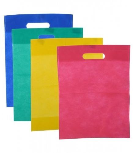 Plain D-Cut Non Woven Bags, For Shopping, Size : Multisizes