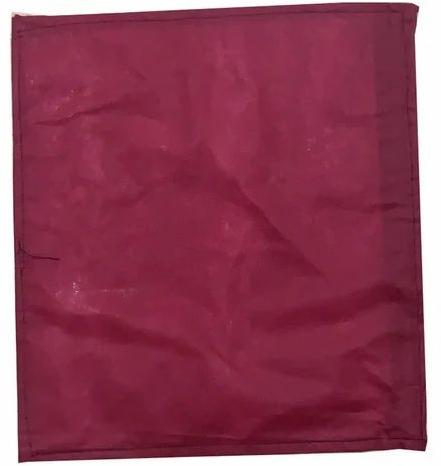 Non Woven Maroon Saree Cover