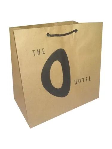 Standard Brown Printed Paper Bag, For Shopping, Size : Multiple