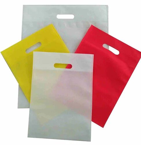 Multicolor Rectangle Plain Non Woven Bag, For Shopping, Carry Capacity : 2kg