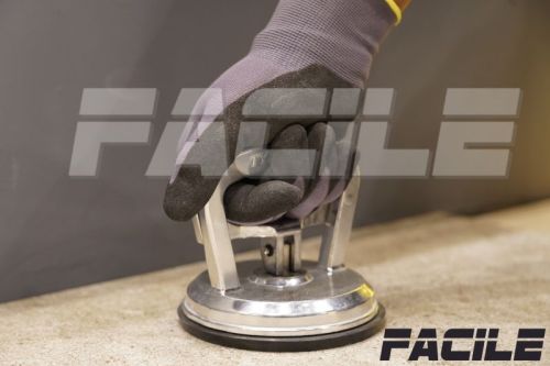 Silver Round FACILE Single Suction Cup, For Tile, Size : 15x13x14