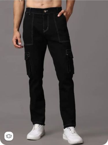 Plain Mens Cargo Denim Jeans, Age Group : 15 To 50