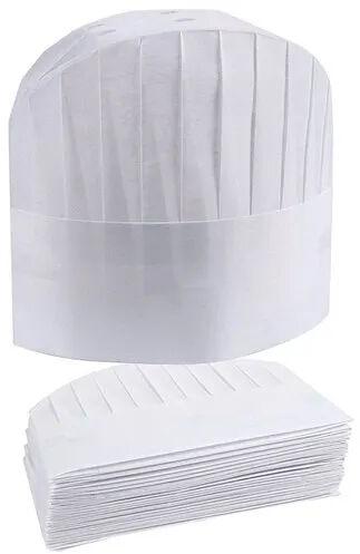 White Plain Disposable Chef Cap