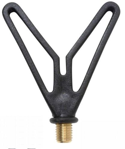 Plain V Type Rod Rest, For Fishing, Color : Black