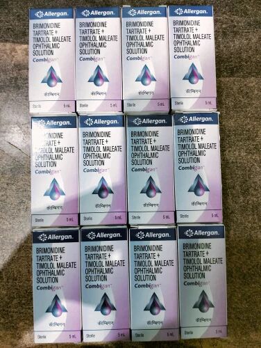 Combigan Brimonidine Timolol Eye Drops, Bottle Size : 5 Ml