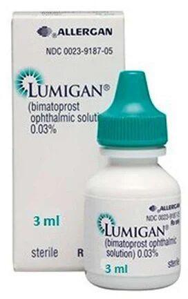 Lumigan 0.03 Eye Drop, For Hospital, Packaging Type : Box