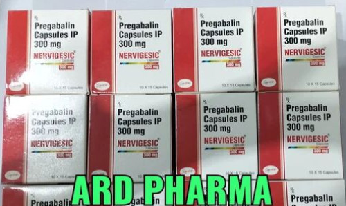 Tablet Nervigesic 300mg Capsules, For Treatment Of Neuropathic Pain, Composition : Pregabalin