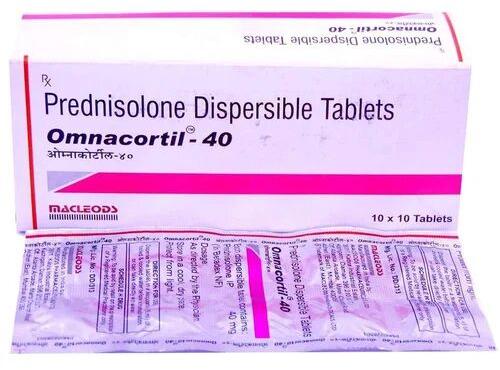 Omnacortil 40mg Tablets, Packaging Type : Box