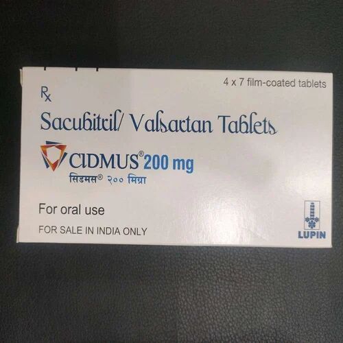 Cidmus Sacubitril Valsartan 200mg Tablets, Prescription/Non Prescription : Prescription