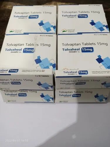 Tolvaheal 15mg Tablets, Packaging Type : Strips