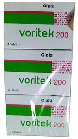 Voritek 200mg Tablets, For Severe Fungal Infections, Composition : Voriconazole