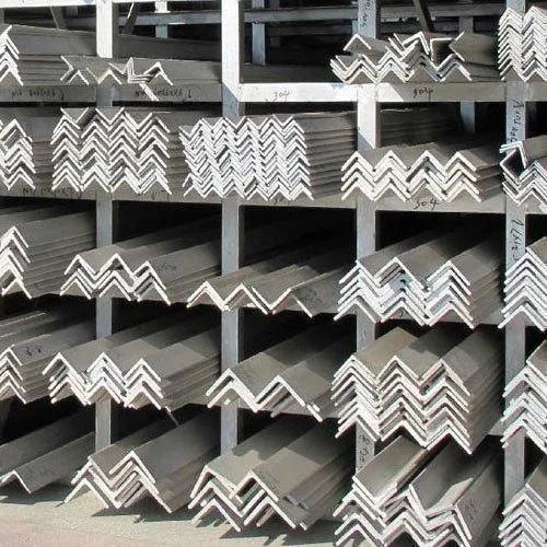 Polished Stainless Steel Angle, For Construction, Color : Silver