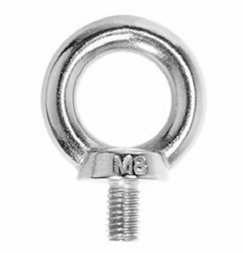 Silver KHK Industries Polished Mild Steel Eye Bolt, For Automobiles, Size : Multisizes