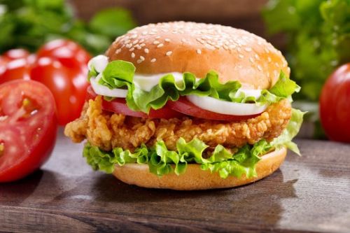 100gm 1000 Gm Chicken Burger, Packing Type : Vaccum