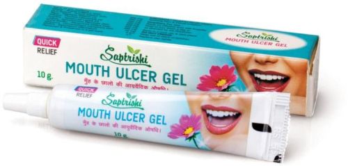 Saptrishi Mouth Ulcer Gel, For Oral Care, Packaging Type : Plastic Bottles