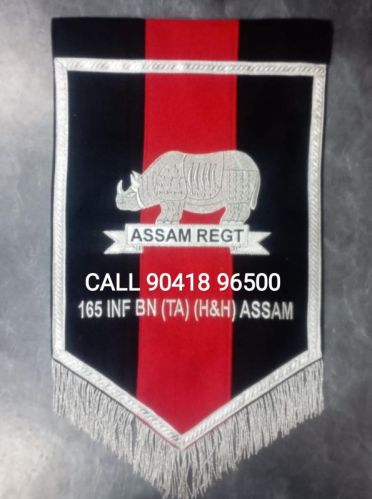 Assam Regt Banner, Style : Flying
