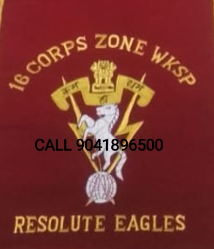 Embroidery Eme Flag, Size : 6x4Ft