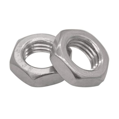 Polished Stainless Steel Lock Nuts For Automobile Fittings, Electrical Fittings