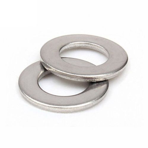 Stainless Steel Plain Washers, Shape : Round