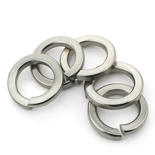 Stainless Steel Spring Washers, Shape : Round