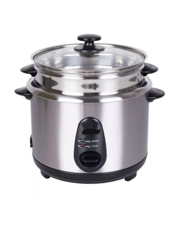 Stainless Steel Electric Rice Cooker, Handle Material : Plastic