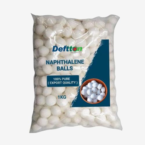 1Kg Deftton Naphthalene Balls, Packaging Type : Plastic Packet