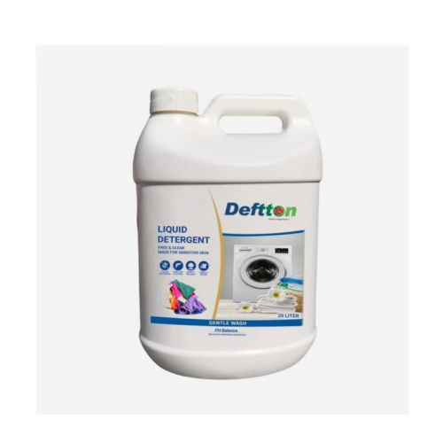 5 Litre Deftton Liquid Detergent, For Cloth Washing, Feature : Remove Hard Stains, Skin Friendly