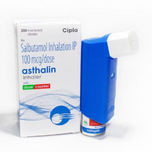 Plastic Asthalin Inhaler, For Asthma, Feature : Anti Bacterial, Enhanced Shelf Life, Non Harmful