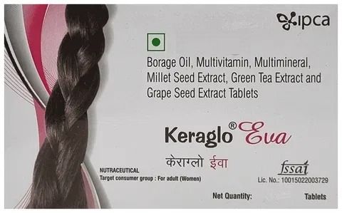 Keraglo EVA Tablets, For Personal, Medicine Type : Nutraceutical