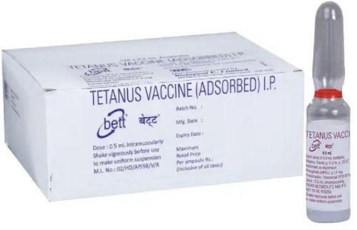 Liquid Tetanus Vaccine, For Hospital, Clinical, Human Use, Grade Standard : Medical Grade