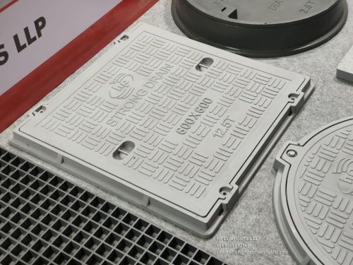 HP FRP Square Underground Tank Cover, Color : Grey