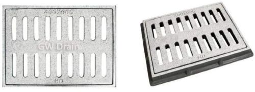 GW Drain FRP Rectangular Water Gully Cover, For Manhole Use