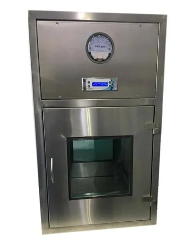 220V 50Hz Polished Rectangular Dynamic Pass Box, Color : Grey