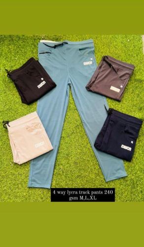 DWON Polyester Plain Mens Track Pants Walking Wear, Sports wear