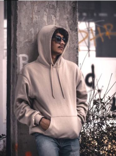 4 Colours 100% Cotton Fleeve 320 GSM Man Hoodies