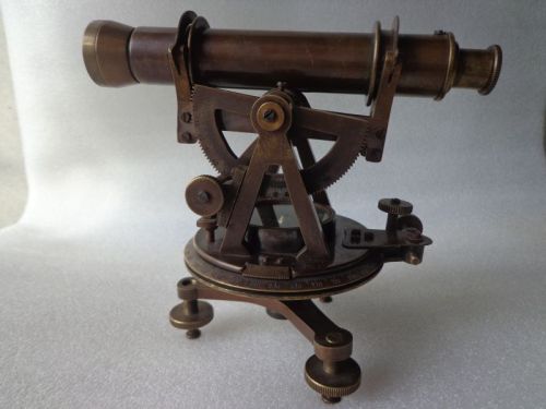 Antique Alidade Theodolite Telescope-survey Tool