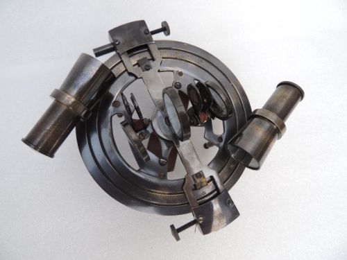 Antique Brass Nautical Sextant Telescope, For Collectible