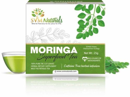 SVM NATURALS Organic Moringa Tea, Certification : FSSAI Certified