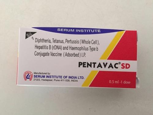 0.5ml Pentavac SD Vaccine, Grade Standard : Medical Grade