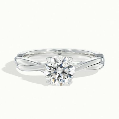 1 CT. Natural Diamond White Gold Ring