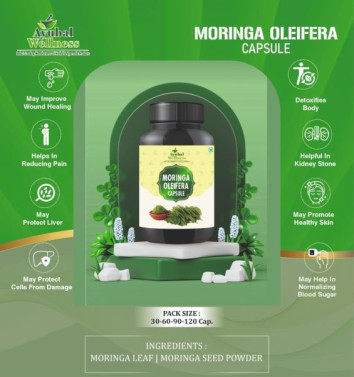 AYUBAL 200 GRAM CAPUSLE Moringa Oliefera Capsule, Shelf Life : 24 MONTH