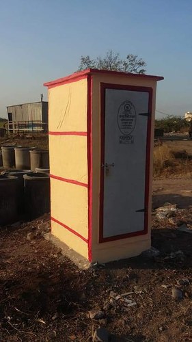 RCC Panel Build Readymade Toilet Cabin, Size : 3×3×7 Feet