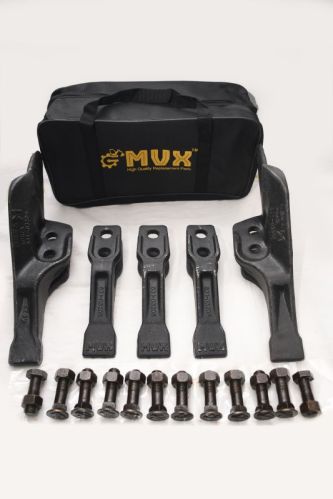 MVX Alloy Steel JCB Cutter Kit, For Excavation, Color : Black