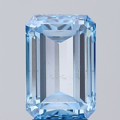 Emerald 3.66ct Fancy Intense Blue Si1 Igi 610319823 Lab Grown Diamond Ec8919
